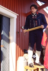 Bendik Halgunset in traditional Norwegian dress